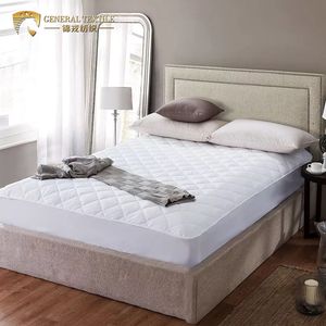 Wholesale Hotel 100% Cotton Cover Microfiber Mattress Protector