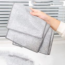 Cleaning Cloth Household Rag Kitchen Non Stick Oil Decontamination Thickened Dishcloth Dish Cloth Table Wipe