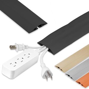 High Quality Wiring Ducts PVC Rubber Cord Cover Floor Cable Protector
