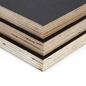 Concrete Formwork Black Film Faced Plywood / WBP Shuttering Plywood Used for Construction