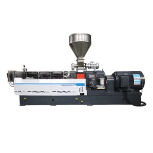 PP PE CaCO3 Masterbach Plastic Twin Screw Extruder Machine