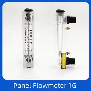 1-40g Gas Flowmeter with Adjustable Valve Air Rotormeter Panel Liquid Flow Meters