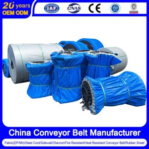Anti Tear Reinforced Layer Bucket Elevator Conveyor Belt Manufacturer for Heavy Duty Mining Stone Ore Vertical Impact Resistant Elevator Belt