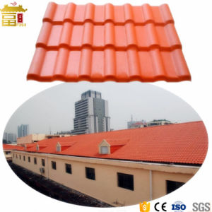 Anti-Corrosion ASA Coated Apvc Spanish Synthetic Resin Roof Tile Width1050mm