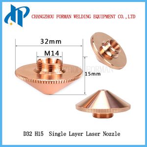 High Quality D32 H15 Single Layer Laser Nozzle for Wsx Precitec Cutting Head