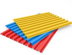 Color-Coated Corrugated Sheets 700mm - 1575mm in Residential Roofing