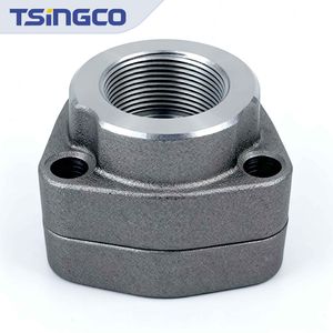 SAE Female Thread Flange with Flat Face for Hydraulic Couplings