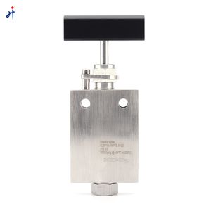 15000psi Angle Type Needle Valve Manual Control Ferrule High Pressure Needle Valve SS316
