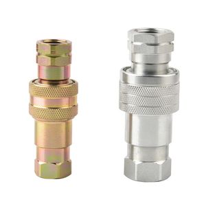 High Quality Carbon Steel Female Male Coupling Hydraulic Fitting Part ISO 7241-a Hydraulic Quick Release Coupler