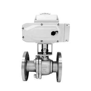 Premium Stainless Steel Electric Flange Ball Valve for Water Systems