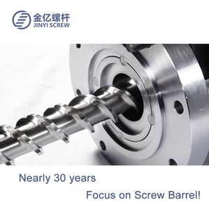 PET PVC PMMA PC Chrome Plate Screw Barrel of Injection Molding Machine