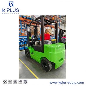 Warehouse Using Electric Counterbalance Truck Forklift