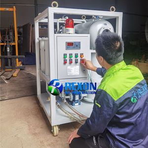 Rexon Large-Flow Transformer Oil Purification Machine, Vacuum Filtration 600lph, for Power Generation Transformer Oil Service