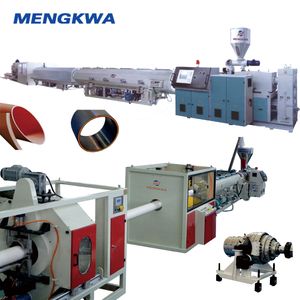 High Efficiency UPVC CPVC Pipe Extruder Production Line with PLC Control Vacuum Calibration Tank and Automatic Cutting Stacking System
