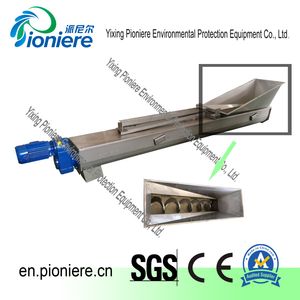 Shaftless Screw Conveyor for Wastewater Treatment Plant