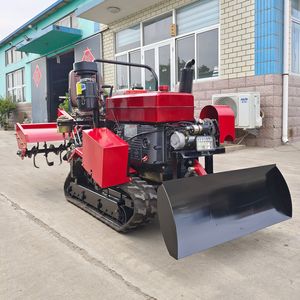 Crawler Tractors Remote-Controlled Cultivator Crawler Rotary Tiller Mini Crawler Tractor