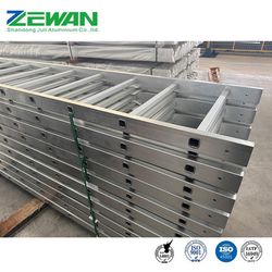 6061 Single Aluminum Straight Step Ladder Aluminium Industrial Fold Ladder