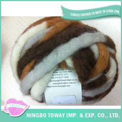 High Strength Breathable Gloves Wool Cotton Fancy Yarn