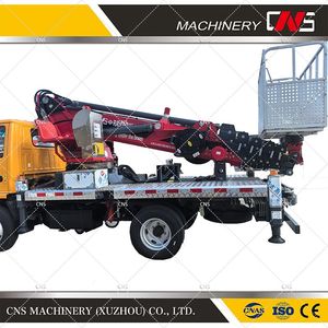 Factory Sale High Altitude Operation Truck Hydraulic Cage Aerial Work Platform with Articulated Booms
