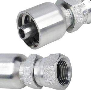 Industrial Standard Reliable Precision Steel Hydraulic Hose Fittings, for SAE/DIN/JIS Hydraulic Hose