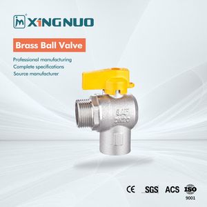 Brass Gas Ball Valve AV1006-Mf Nickel Plating