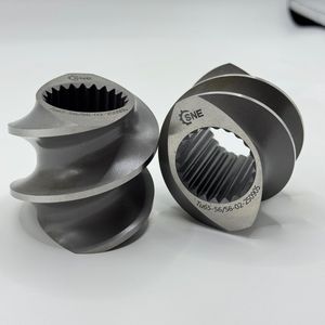 in Stock High-Temperature Resistant Double- Flighted Extruder Screw Element for Cable Materials Production