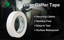 White Matte Cloth Duct Customized Tape