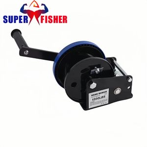 Heavy Duty Hand Winch with Wire Cable for Boat Trailer Marine Manual Use for Handling Material 1200lbs