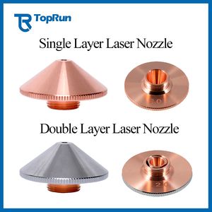 D28 D32 Double Layer Single Laser Cutting Nozzle for Fiber Laser Machine