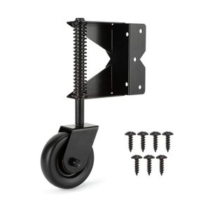 Heavy Duty Gate Caster Wheel with Spring Loaded for Wooden Gate Fences