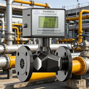 High Precision Gas Ultrasonic Flowmeter Temp Pressure Compensated for Natural Gas