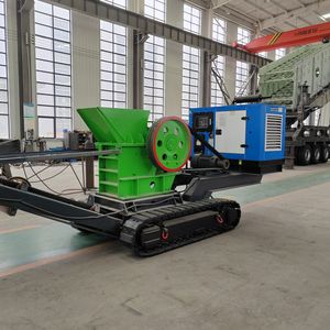 Mineral Grinding Jaw Crusher Machine with Conveyor High Quality Mobile PE 150*250 PE 250*400 Diesel Jaw Crusher
