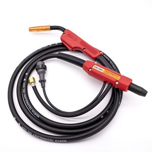Euro Connector MIG Welding Torch 0.8~1.6mm Wire Size MIG Welding Torch