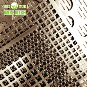 Custom Aluminum Diamond Hole Stainless Steel Perforated Metal Sheet Panel Plate