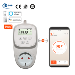 UK GS Gr Socket 16A Programmable Tuya WiFi Smart Plug Thermostat