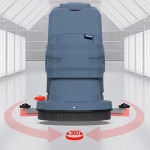 Electric Walk Behind Floor Scrubber Powered by Lithium Battery 24V of New Design.