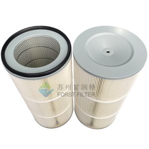 Welding Fume Industrial Replacement Dust Collector Pleated PTFE Polyester Air Filter Cartridge