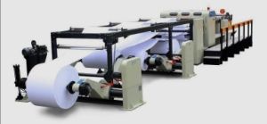 Automatic High-Speed Paper Roll Sheeter Stacker for Four Rolls