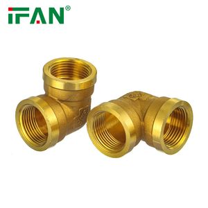 Ifan Water Supply Fitting Brass Female Thread Elbow Brass Pipe Fitting 1/2''-2'' Brass Fittings