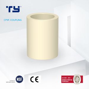 CPVC (PVC) Plastic Pipe /Tube Fittings Coupling (ASTM 2846) for Hot Water