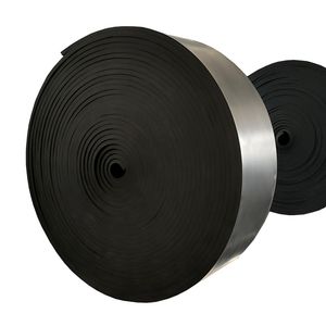 Chief Rubber - SBR Black Rubber Skirt Board Sheet Roll