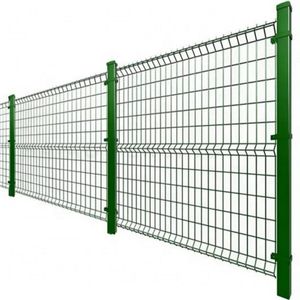Customized High-Quality Decorative Garden PVC Coated 3D Welded Curved Wire Mesh Fence