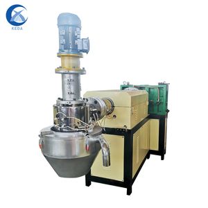 Water Ring HDPE LDPE PE Waste Film Recycling Line Plastic Pelletizer / Pelletizing Granulator Machine