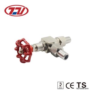 Stainless Steel Customized Adjustable BSPT/NPT Angle Needle Valve for Precise Flow Control