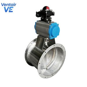 Premium Stainless Steel Round Butterfly Valve for Pneumatic Systems