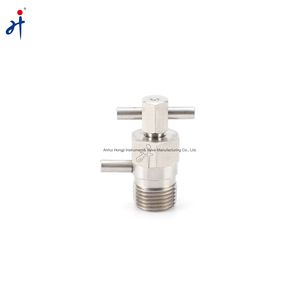 2024 New NPT 1/4inch 316 304 Stainless Steel Male Thread Block and Bleed Valve