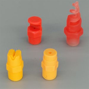 1/4 to 4 Inch Red Plastic Spjt Plastic PP 120 Degree Water Cleaning Pigtail Spiral Jet Spray Nozzle