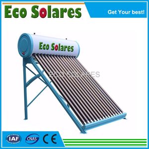 80 to 500L Non-Pressure Vacuum Tube Solar Water Heater with Water Tank and Spare Parts for Heaters