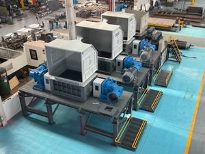 High Quality Double Shaft Shredder Heavy Duty Metal Crusher Waste Shredder Equipment