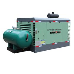 7bar 185cfm Diesel Engine Powered Mobile Air Compressor Machine for Construction Work